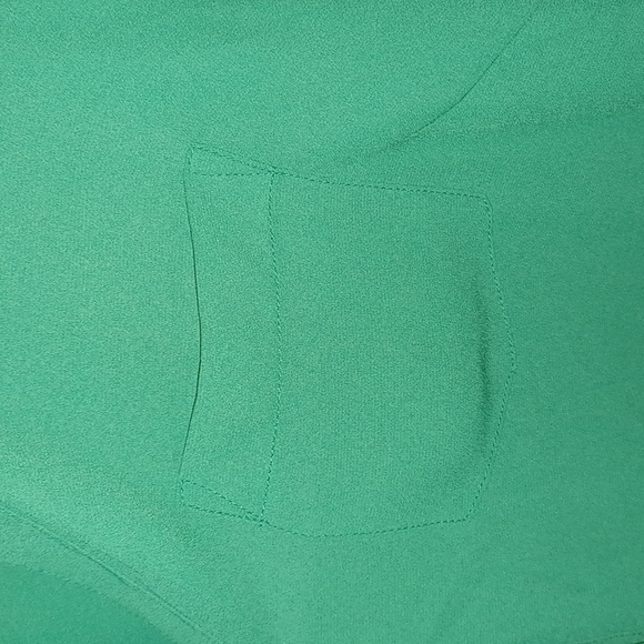 The Limited button-up Green blouse silk size large EUC - Picture 3 of 5